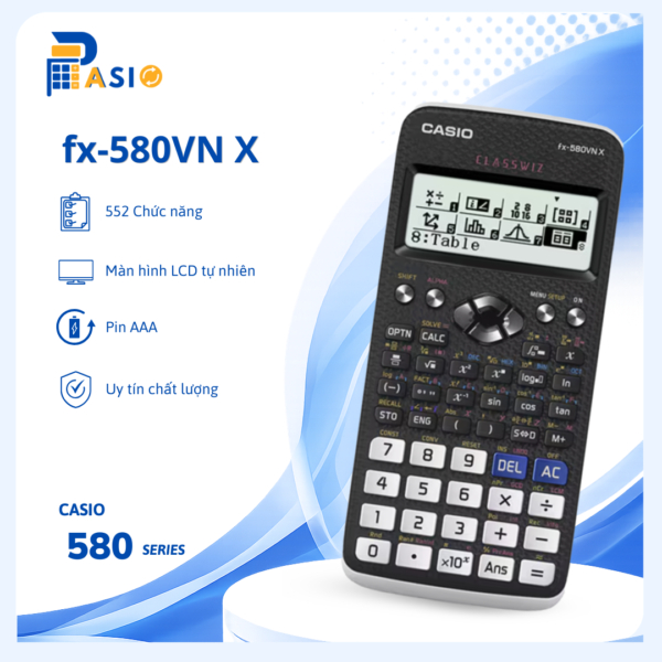 Casio FX-580VN X Cũ Chính Hãng - Máy Tính Học Sinh THPT - Bảo Hành 6 Tháng