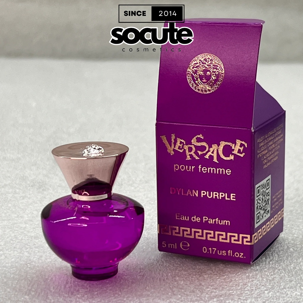Socutevn - Nước hoa nữ Versace Pour Femme Dylan Purple 5ml (Tím)