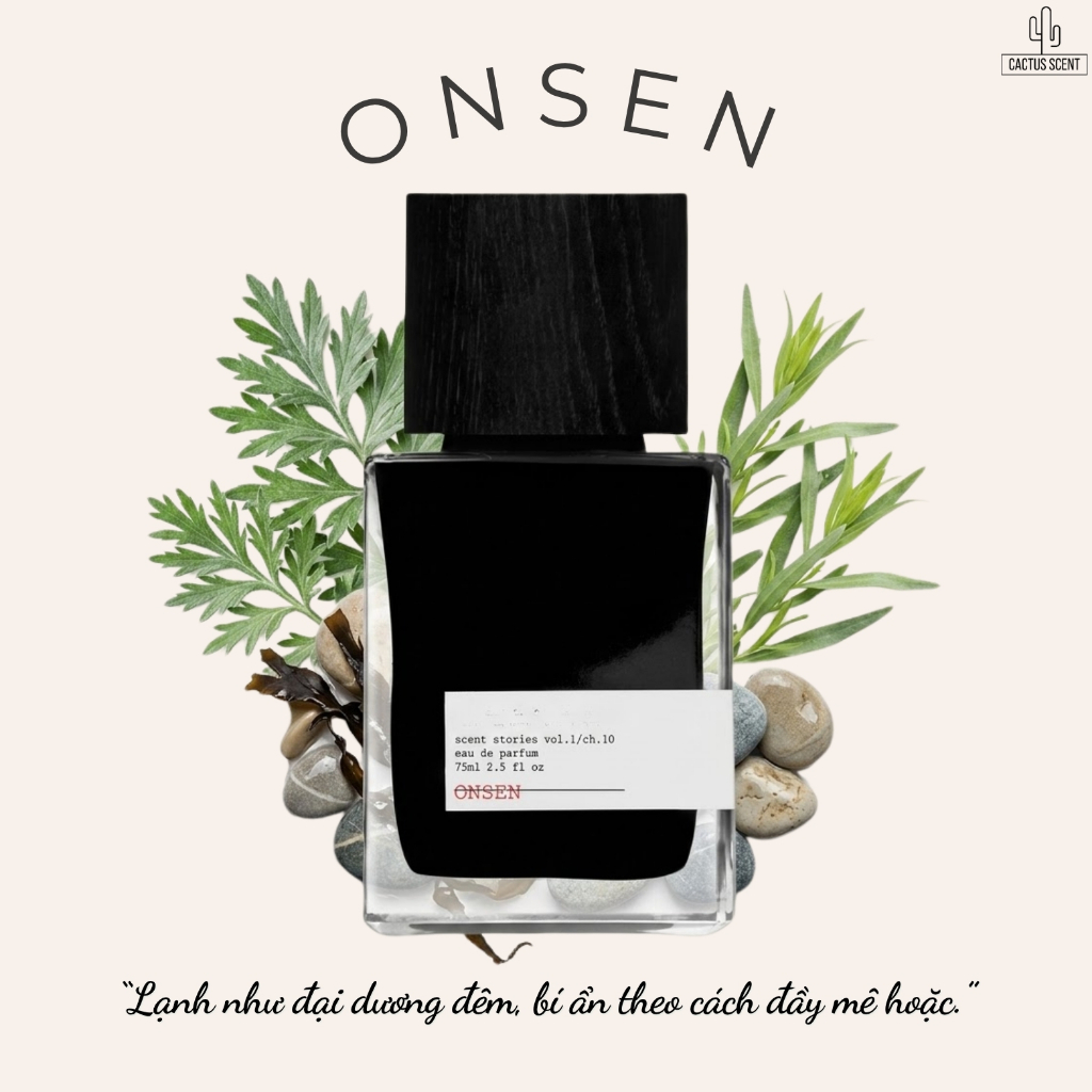 Nước hoa Unisex ONSEN thư thái tĩnh lặng mẫu thử | Cactus Scents |