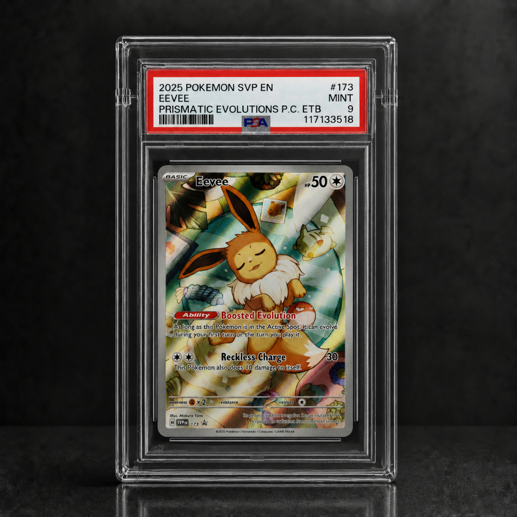 Eevee Ex PSA 9 promo Pokemon Card