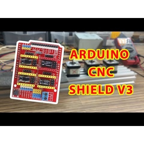 Arduino CNC Shield V3 điều khiển máy CNC mini, Laser CNC, động cơ bước