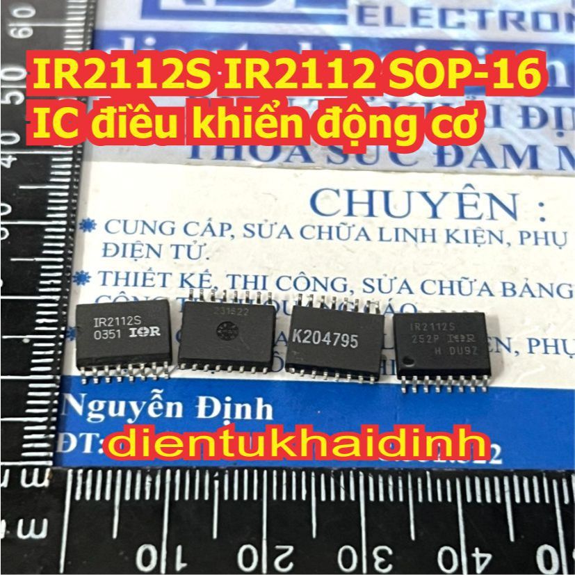 2 con IR2112S IR2112 SOP-16 IC điều khiển động cơ kde7719