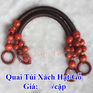 Quai Túi Xách Hạt Gỗ (106k/1cặp)