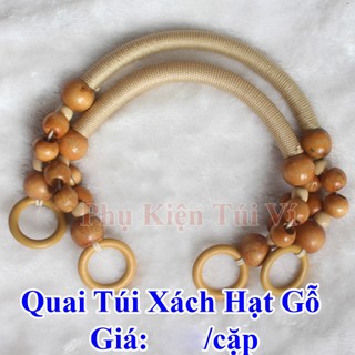 Quai Túi Xách Hạt Gỗ (106k/1cặp)