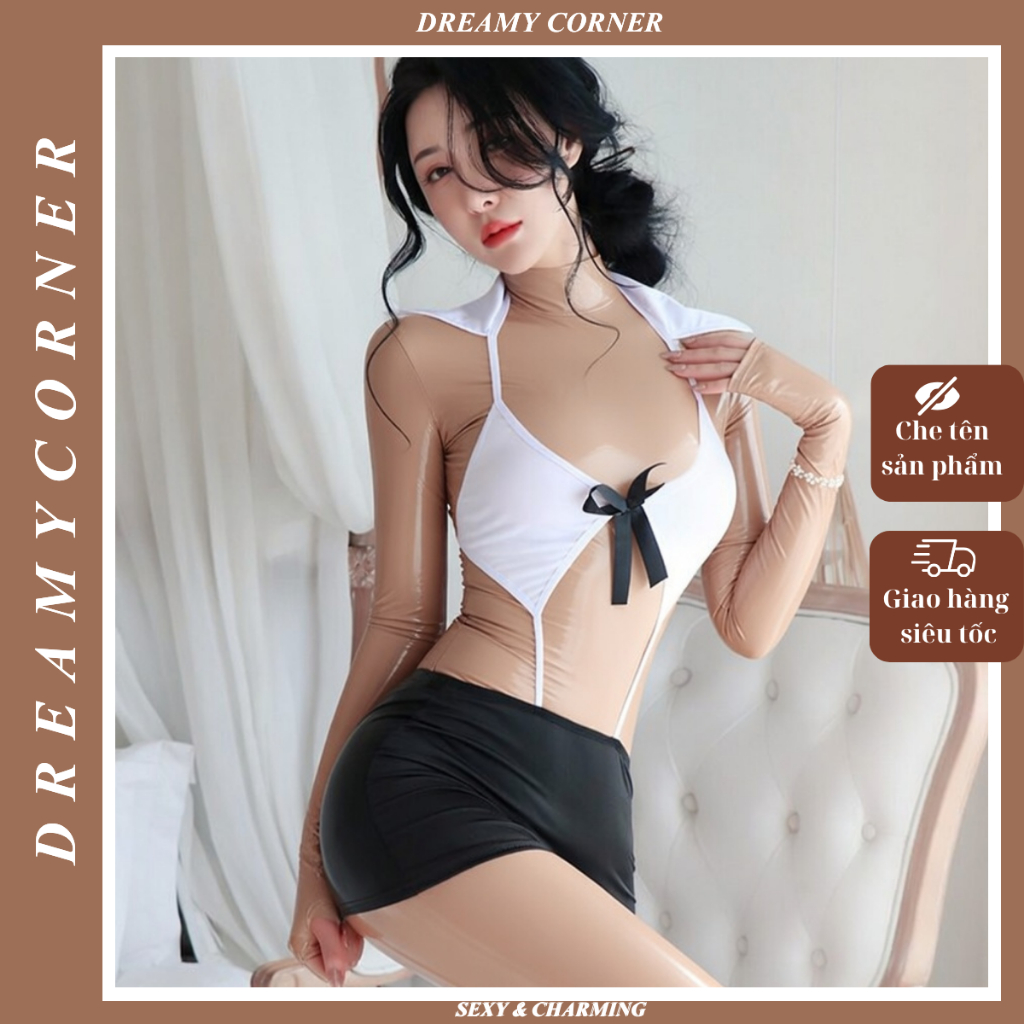 Đồ Ngủ Quyến Rũ Sexy DN104 Set BodySuit Mini DreamCorner - Đồ Thức Nữ Gợi Cảm Cutout Hot Cho Tình Yê