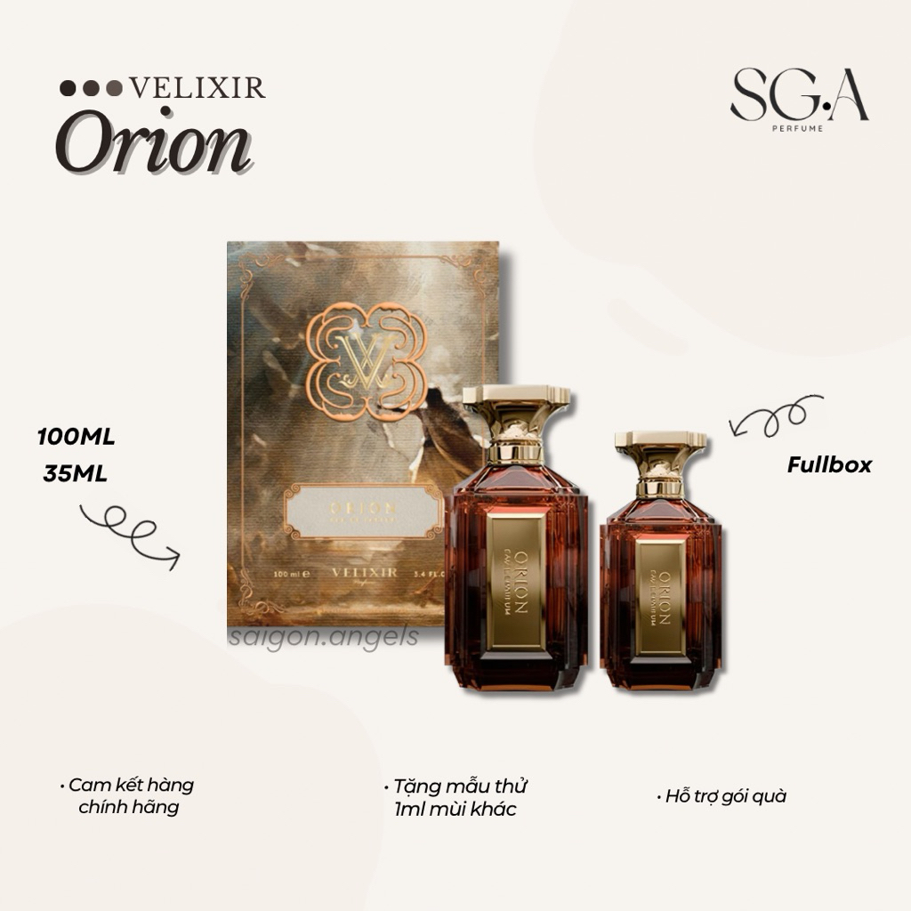 Nước hoa Velixir • Orion • Fullbox 35ml - 100ml
