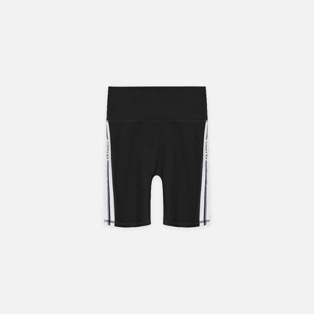 Quần Biker Short Thể Thao Le Fiery Cao Cấp Đen | Laura Biker Short Black Gym Pilates Yoga
