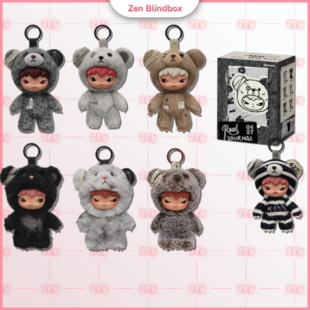 [CHÍNH HÃNG] Blindbox Hirono Road of Journal Móc Khóa Gấu Bông Hirono