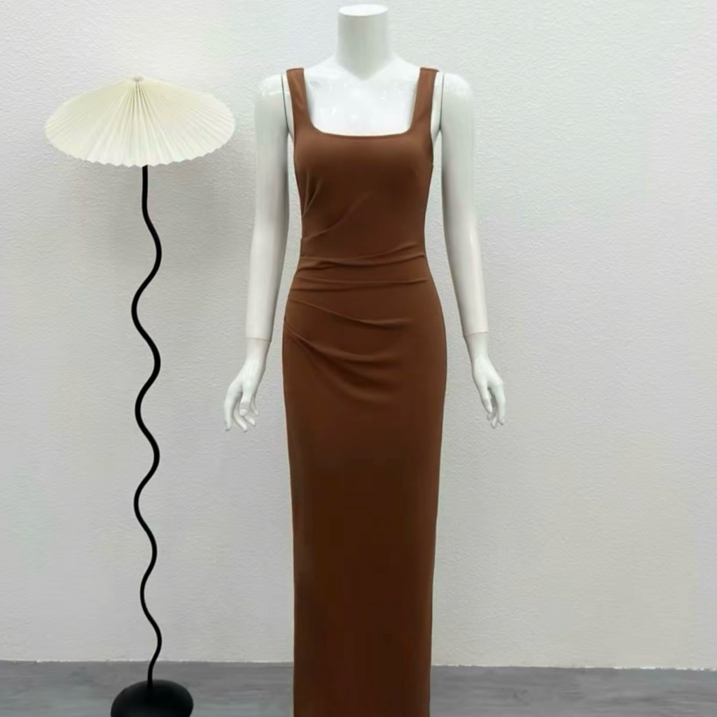( GEM CLOTHING 68 ) ĐẦM MAXI SÁT NÁCH DÚM HÔNG 309
