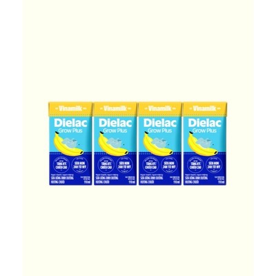 [Hàng tặng không bán]  1 lốc Vinamilk Dielac Grow Plus Hương Chuối 110ml