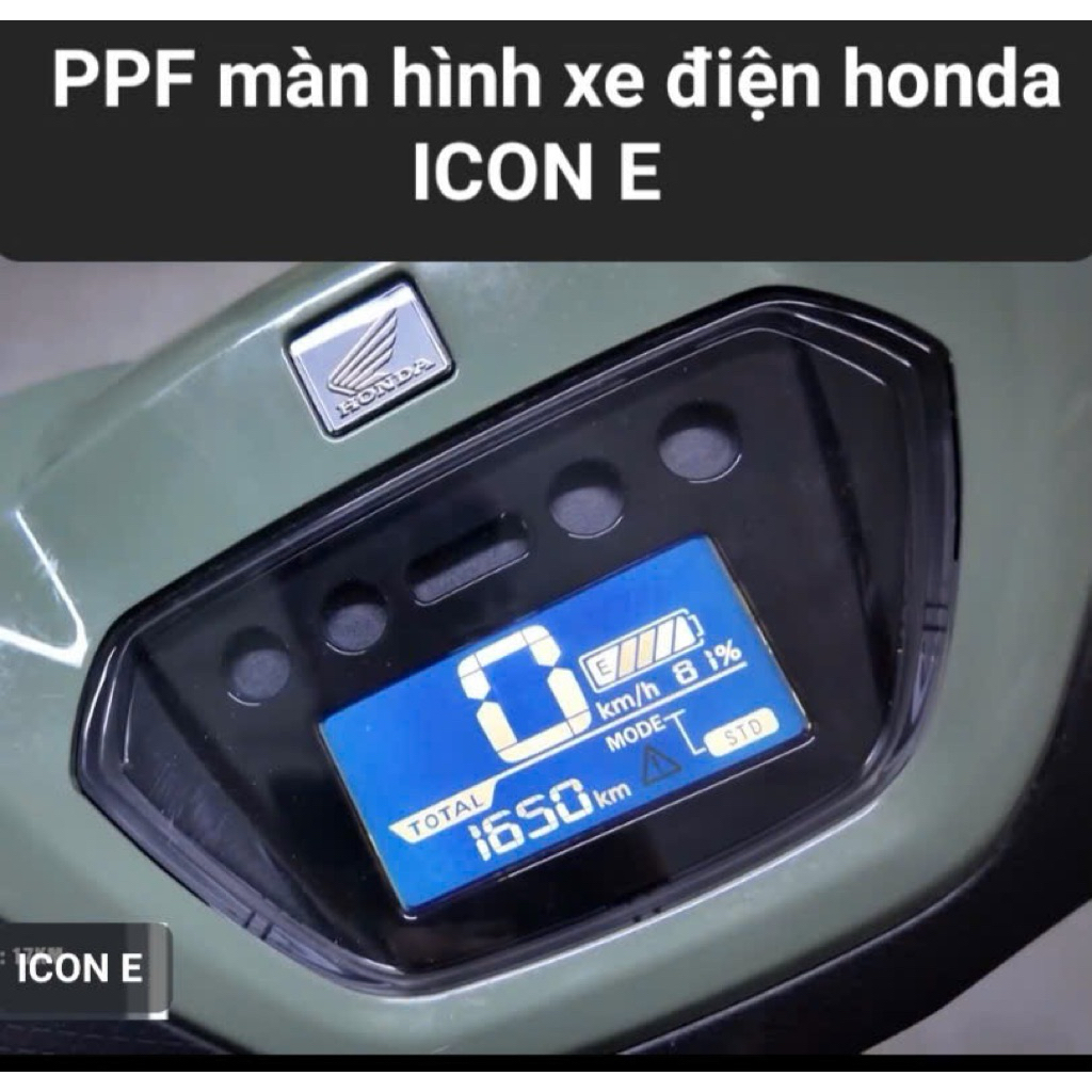 miếng PPF ICON- E , miếng PPF dán bảo vệ màn hình xe điện honda ICON E