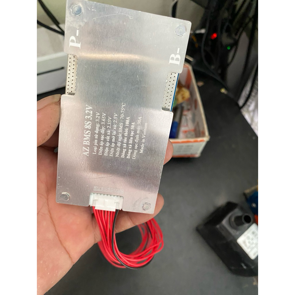 mạch bảo vệ pin 8s -100a  24v pin 3.2v