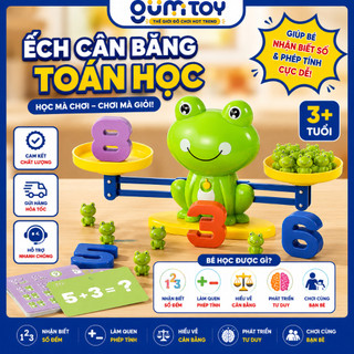 Đồ Chơi ẾCH CÂN BẰNG TOÁN HỌC Cho Trẻ Em Hỗ Trợ Học Toán Và Phép Tính - Quà Tặng Sinh Nhật Tuyệt Vời