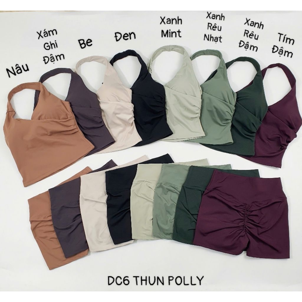 MIDORI SPORT - BỘ ĐỒ ĐÙI YẾM ĐẮP CHÉO DC6 - THUN LẠNH LULU - MÚT RỜI - THÍCH HỢP ĐI TẬP GYM , YOGA , AEROBIC | BigBuy360 - bigbuy360.vn