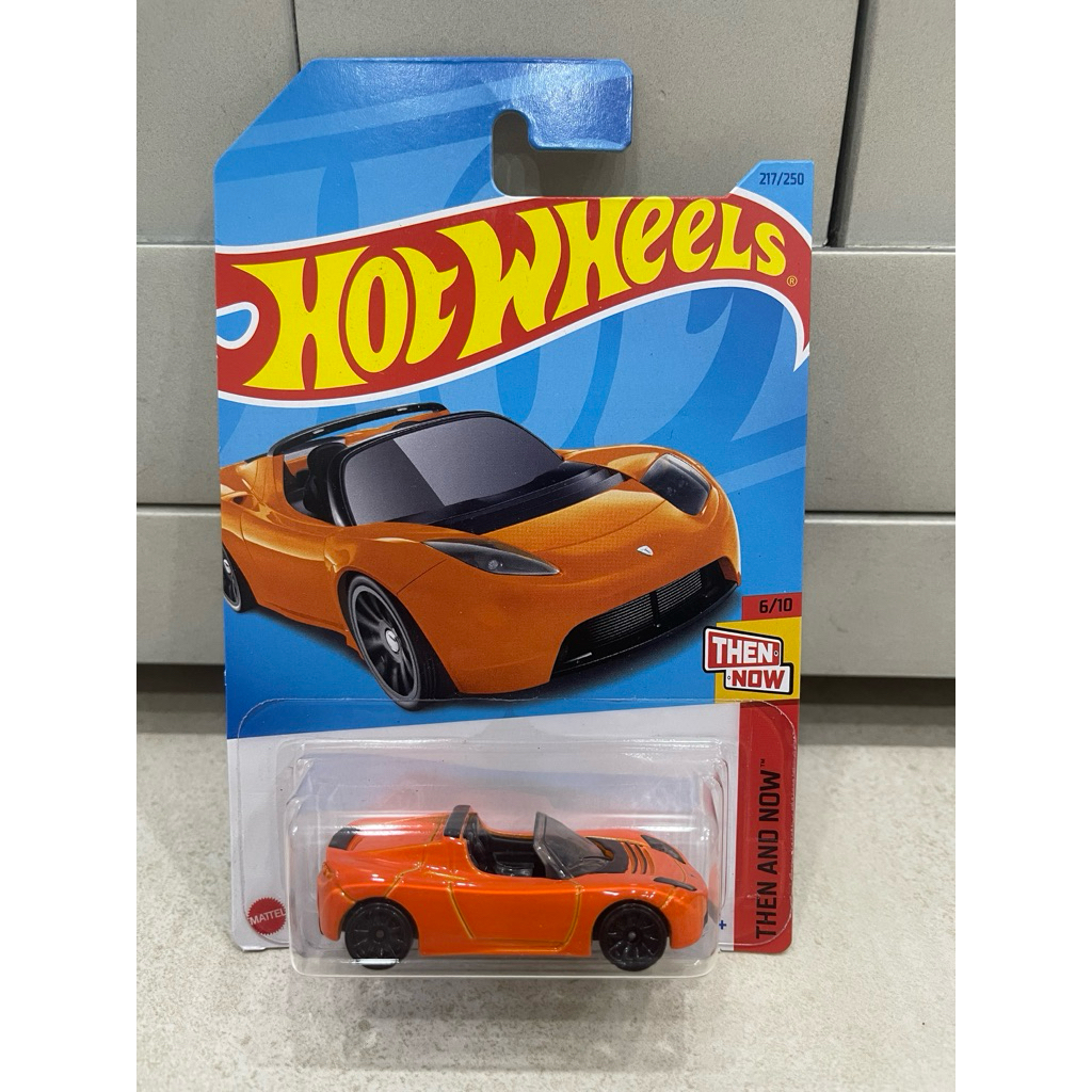 Xe mô hình đồ chơi cơ bản Hotwheels 1:64 - Tesla Roadster