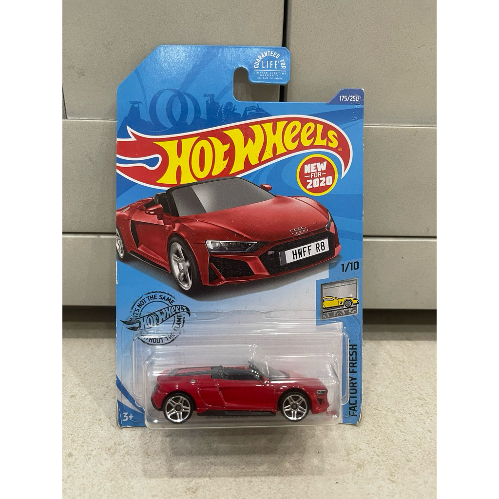 Xe mô hình đồ chơi Hotwheels cơ bản 1:64 - 2019 Audi R8 Spyder