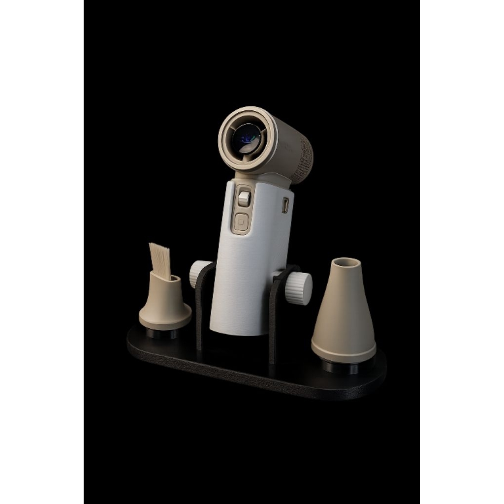 Chân Đế Điều Chỉnh Góc Cho Quạt Cầm Tay Jisulife Ultra2 | Khóa Cố Định Chống Rung | Phụ Kiện In 3D