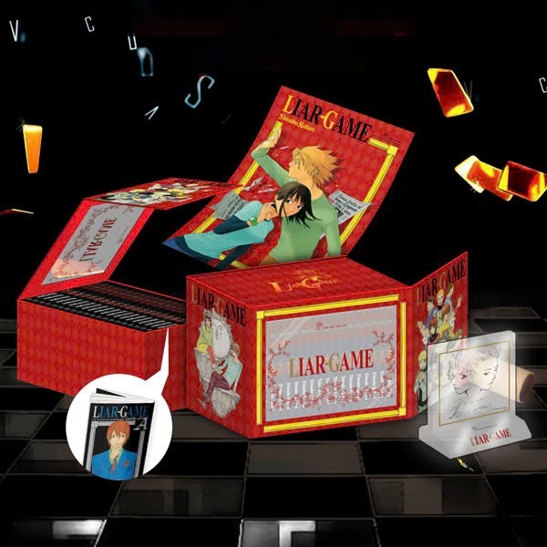 Truyện tranh - Boxset Liar Game - Bộ 20 quyển: 19 Tập + NT - Tặng Kèm Box Nam Châm + Shikishi Stande
