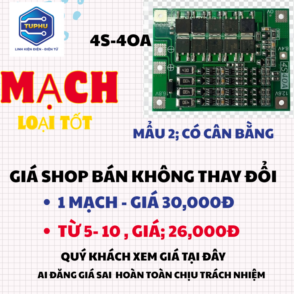 Mach 4S-40A có cân bằng