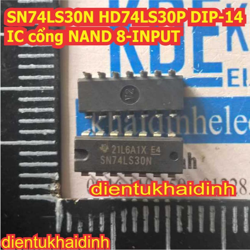 5 con SN74LS30N HD74LS30P 74LS30 DIP-14 IC cổng NAND 8-INPUT kde1457