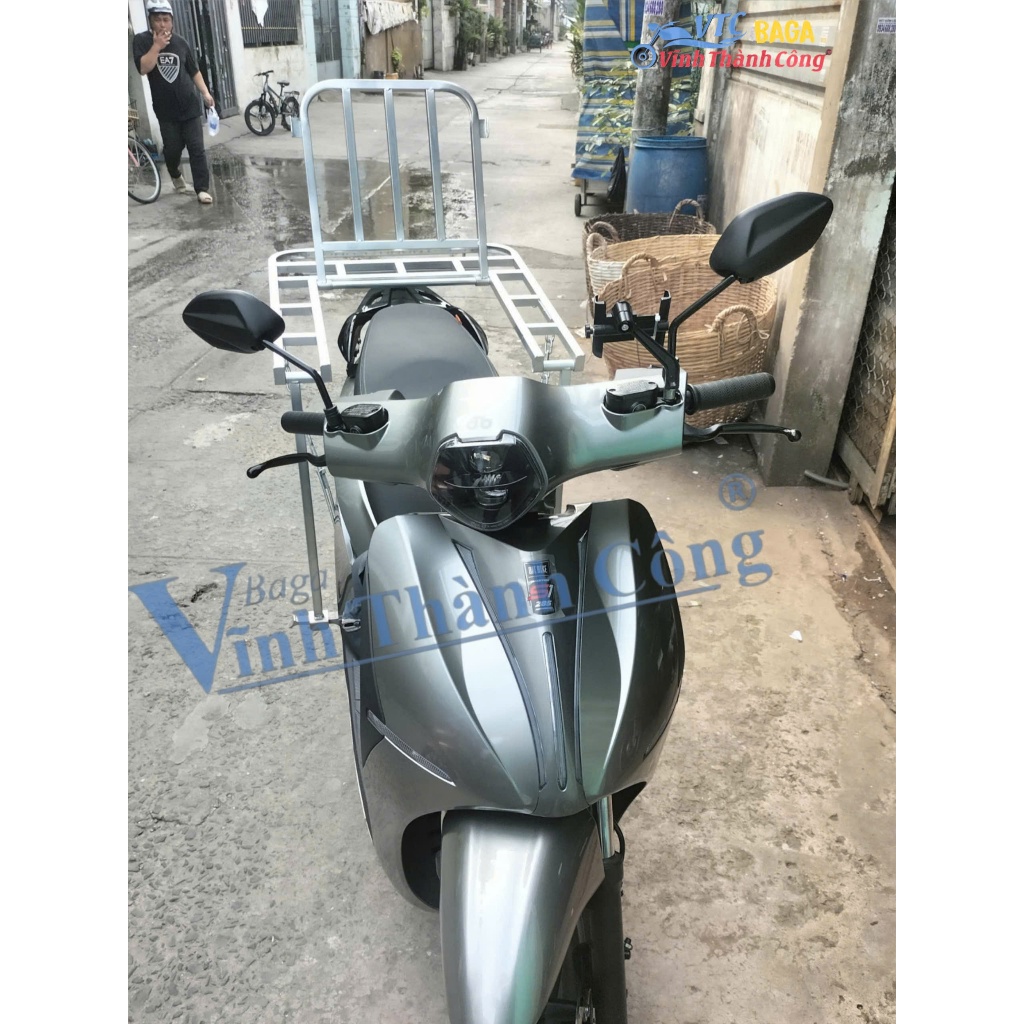 Baga chở hàng cho xe điện DatBike Quantum.