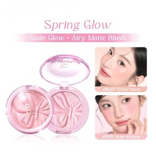 Phấn má Focallure Spring Glow hiệu ứng mịn lì, tự nhiên.