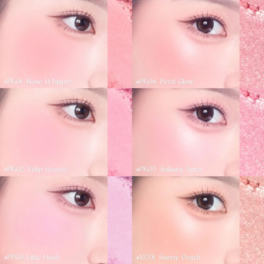 Ảnh 4 của Phấn má Focallure Spring Glow hiệu ứng mịn lì, tự nhiên.