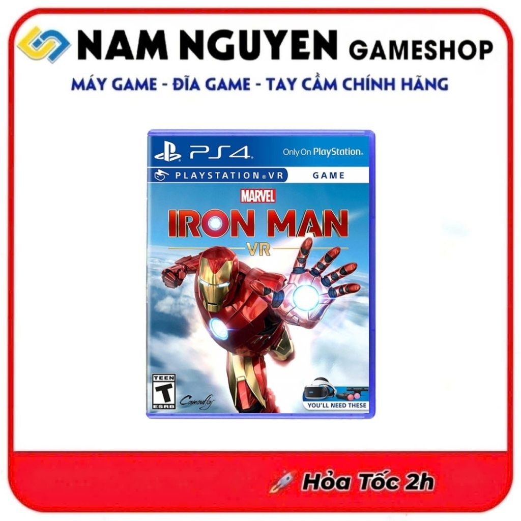 Đĩa Game PS4 | Marvel Iron Man VR (Dùng kính VR)