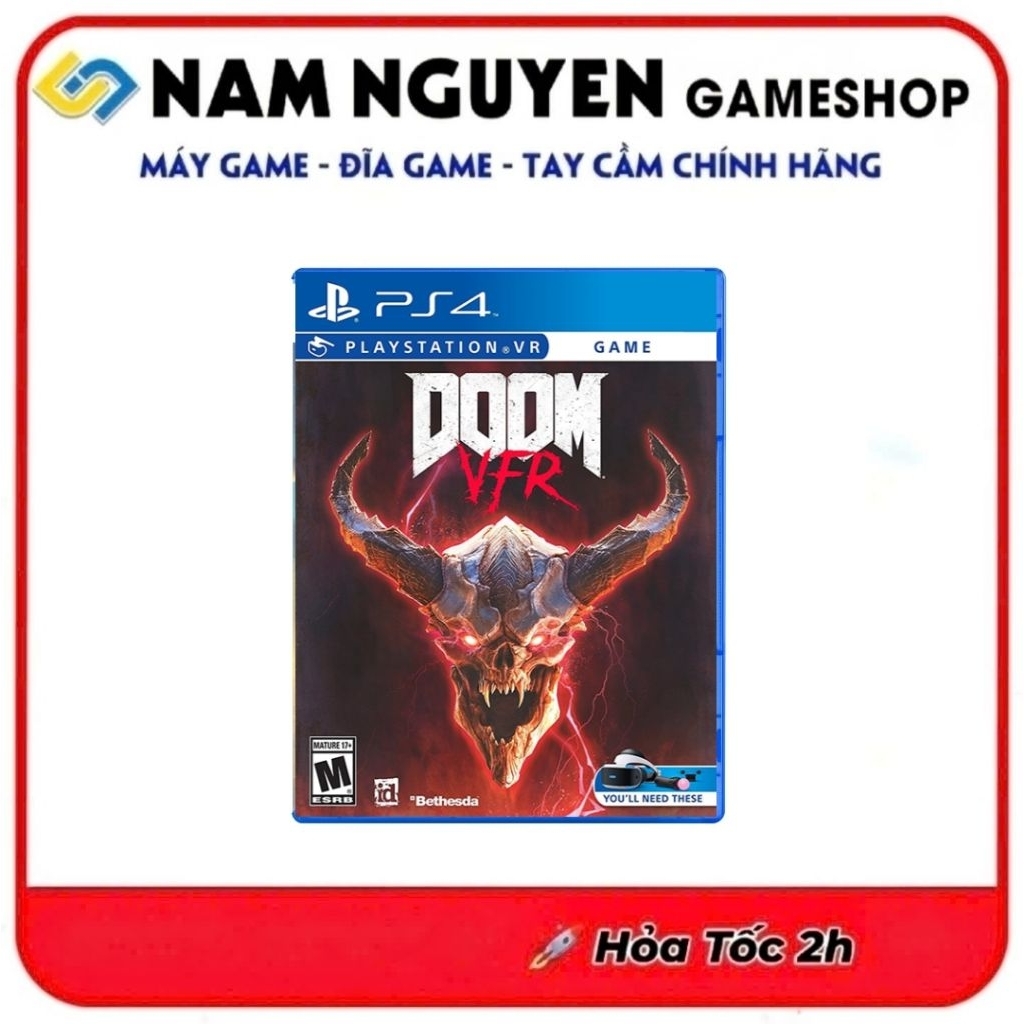 Đĩa Game PS4 | Doom VFR (Dùng kính VR)