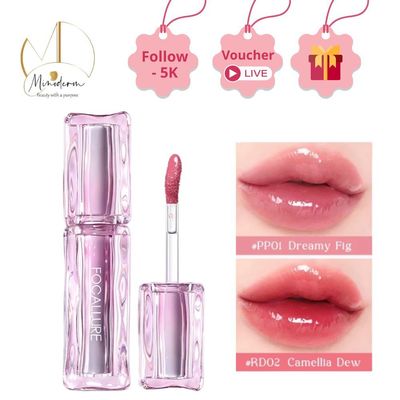 Son Focallure Spring Glow Son Tint bóng mọng nước ngọt ngào.