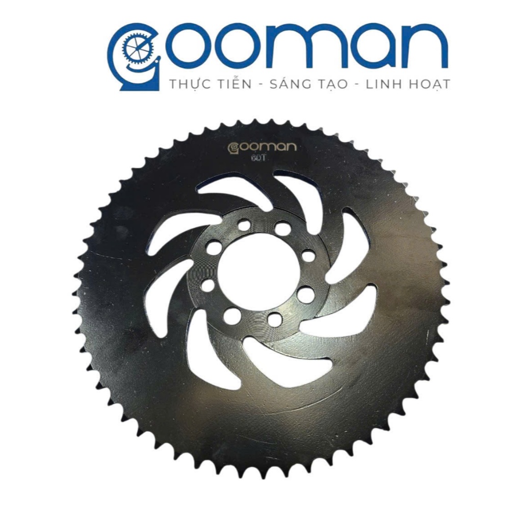 Dĩa Thép 60T Datbike  Quantum S2, S3  GooMan