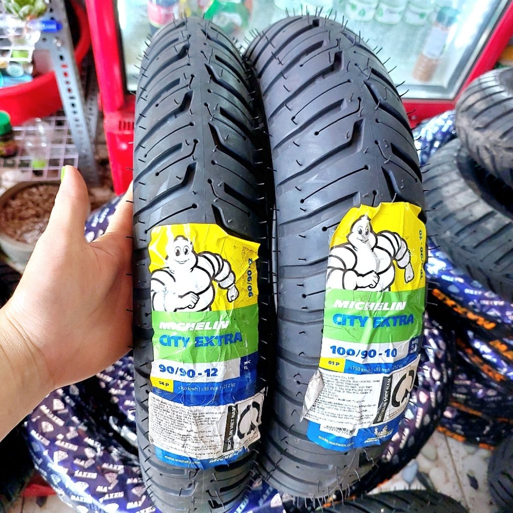 Vỏ Lốp Michelin Tay Ga LEAD 100/90-10 , 90/90-12.