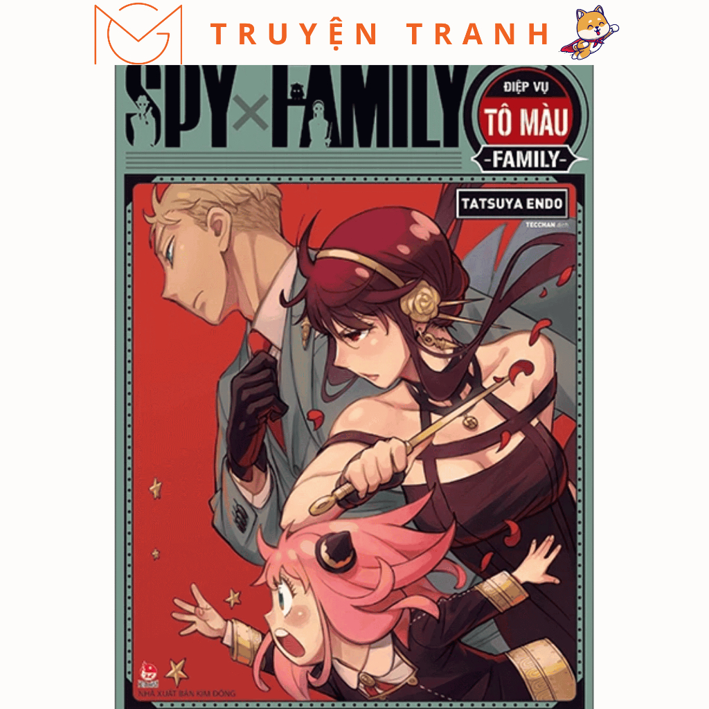 Spy X Family Điệp Vụ Tô Màu Family - NXB Kim Đồng