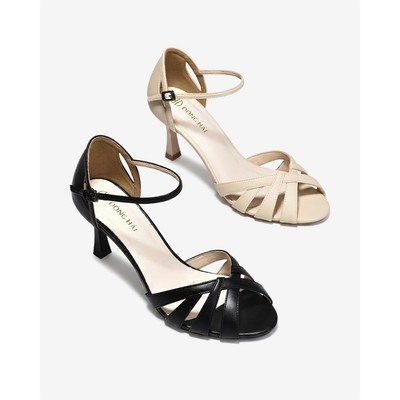 Sandal Cao Gót Đông Hải Quai Đan Cánh Tim - S5868