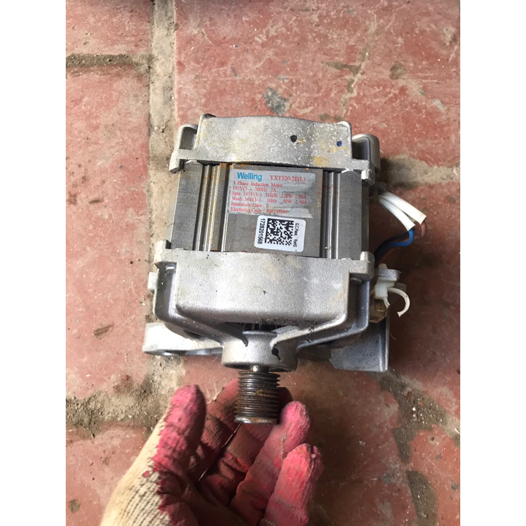 Motor máy giặt Electrolux 8kg inventer EWF 12844S cũ tốt tháo máy