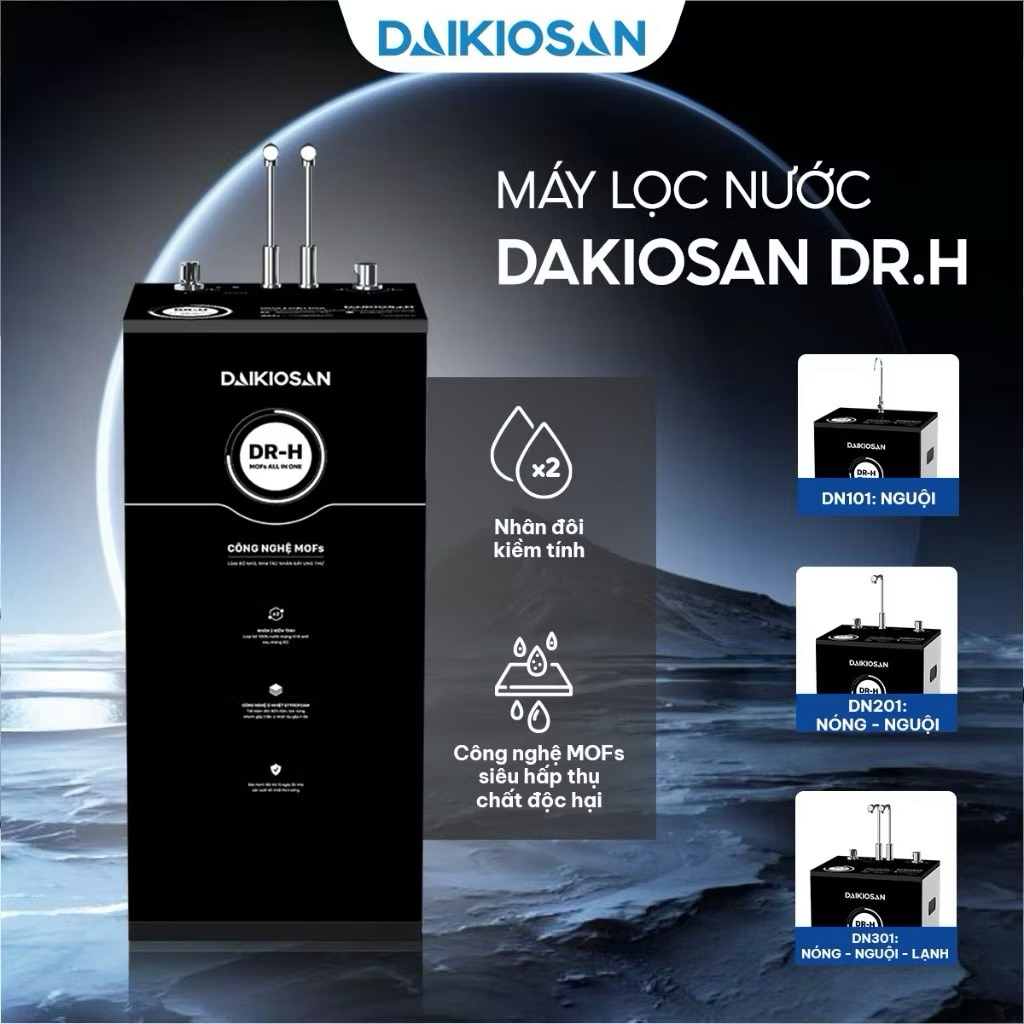 Máy Lọc Nước RO Daikiosan DR H DN101 Chính Hãng – 11 Cấp Lọc, Công Nghệ MOFs Đột Phá