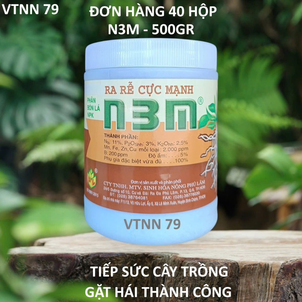 40 HỘP N3M 500GR CTY SINH HOÁ NÔNG PHÚ LÂM