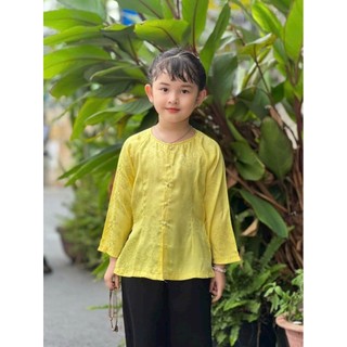 (6-45kg) Bộ bà ba gấm cho bé gái