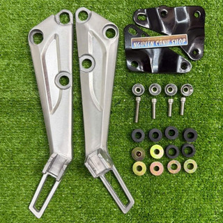Combo Gác chân Wave 2004 + pát sắt + ốc + cao su đệm
