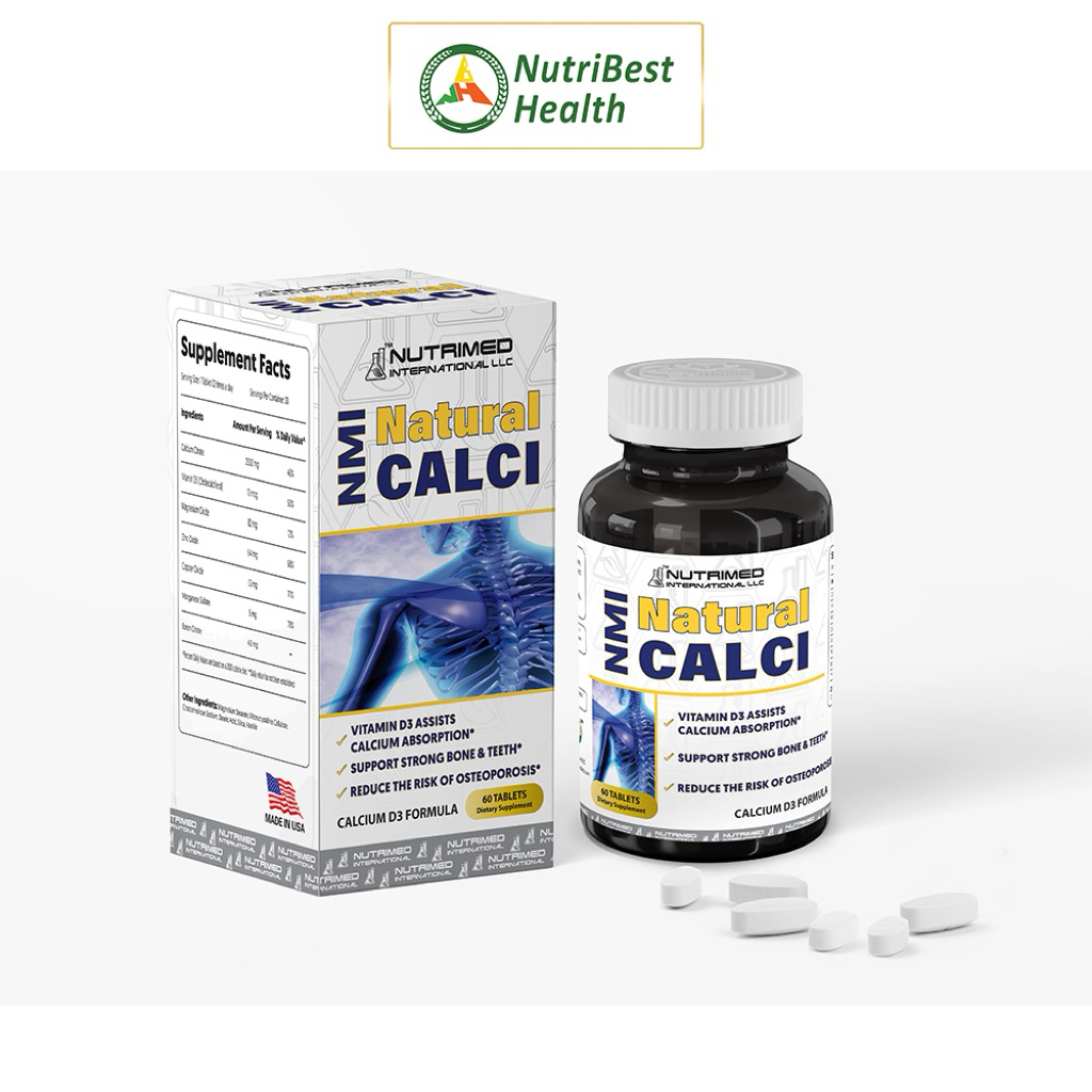 Thực phẩm bảo vệ sức khỏe NMI Natural Calci