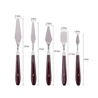 Bộ dao vẽ 5 món - Bộ dụng cụ tranh trí làm bánh gato