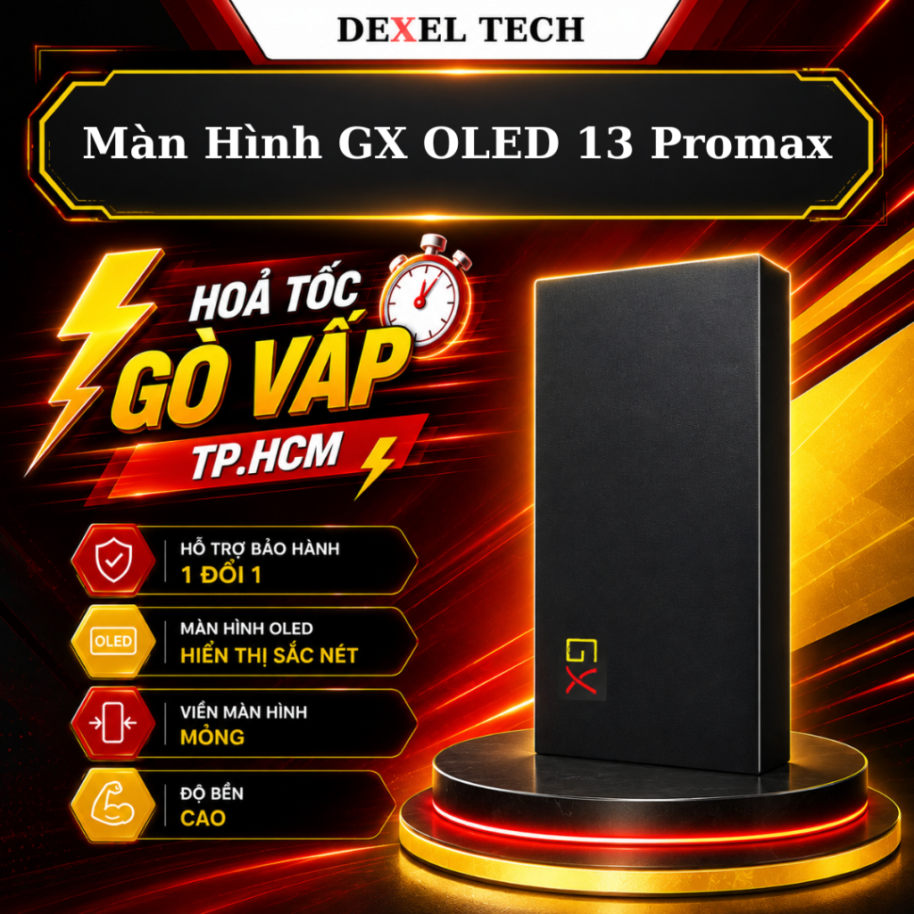 Màn Hình OLed GX Cho Dòng 13 Promax Chính Hãng