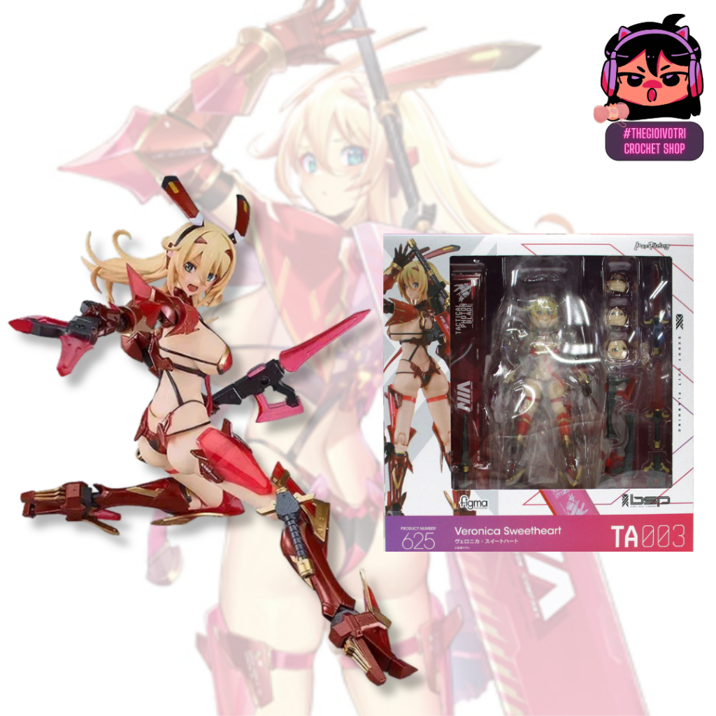 FIGMA 625 (AUTHENTIC) HIGH QUALITY ACTION FIGURE "VERONICA SWEETHEART - BUNNY SUIT PLAINNING" (2ND -