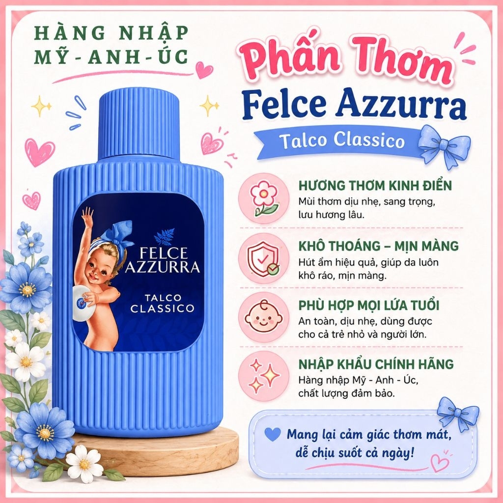 Felce Azzurra Talc, Scent – Classic – 200 g
