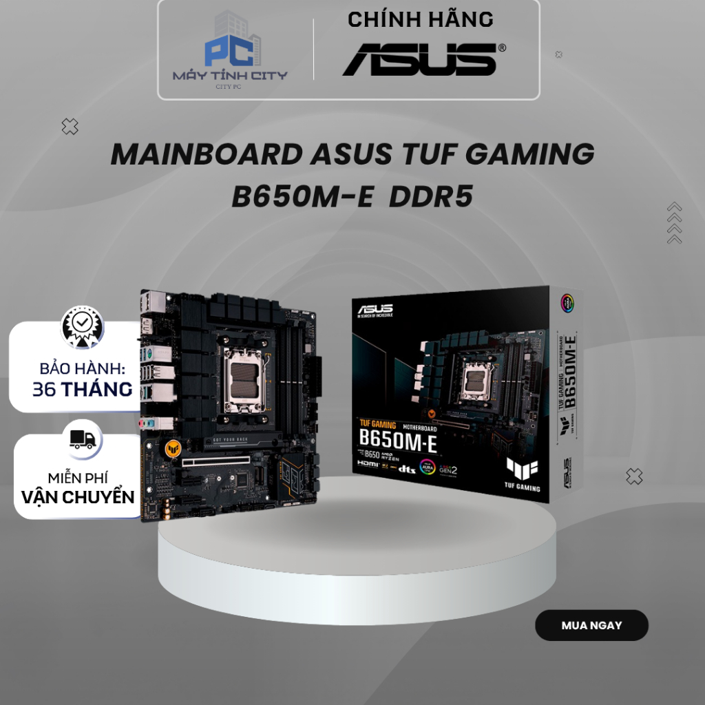 Mainboard Asus TUF Gaming B650M-E (AMD B650/ Socket AM5/ M-ATX/ 4 khe ram/ DDR5 - NEW