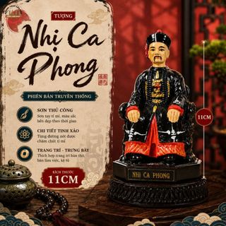 Tượng Phong Nhị Ca Trang Trí Mang Theo Bên Người Thiết Kế Đáng Yêu Cao 11cm