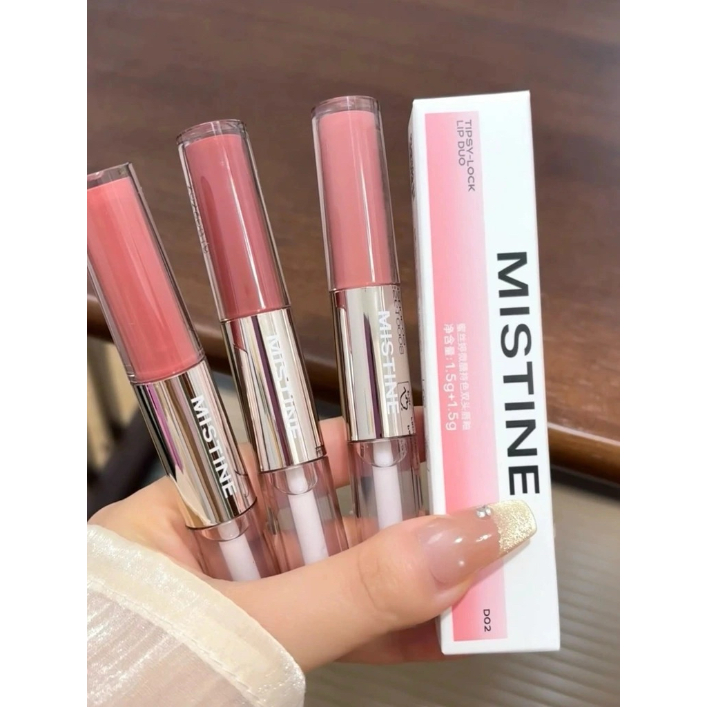 Son 2 đầu MISTINE Tipsy - lock Lip Duo