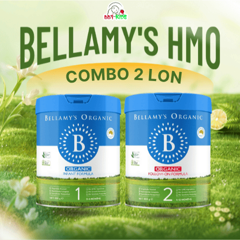 [COMBO 2 LON BELLAMY'S HMO] - Sữa hữu cơ Bellamy's Organic 8HMO Classic 800g