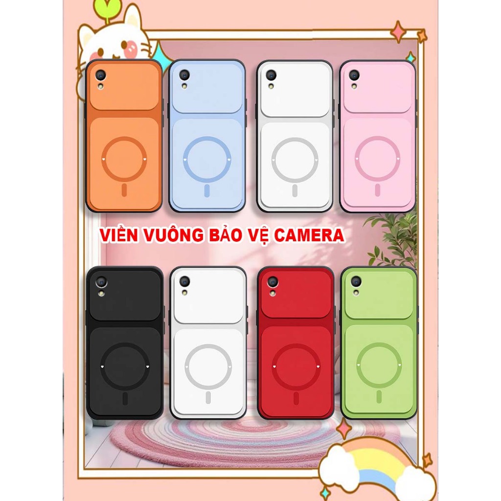 Ốp Lưng điện thoại Oppo A35 / A37 / NEO 9 / F1 / F1 PLUS TPU viền vuông in hình vòng tròn LUCKY-MONK