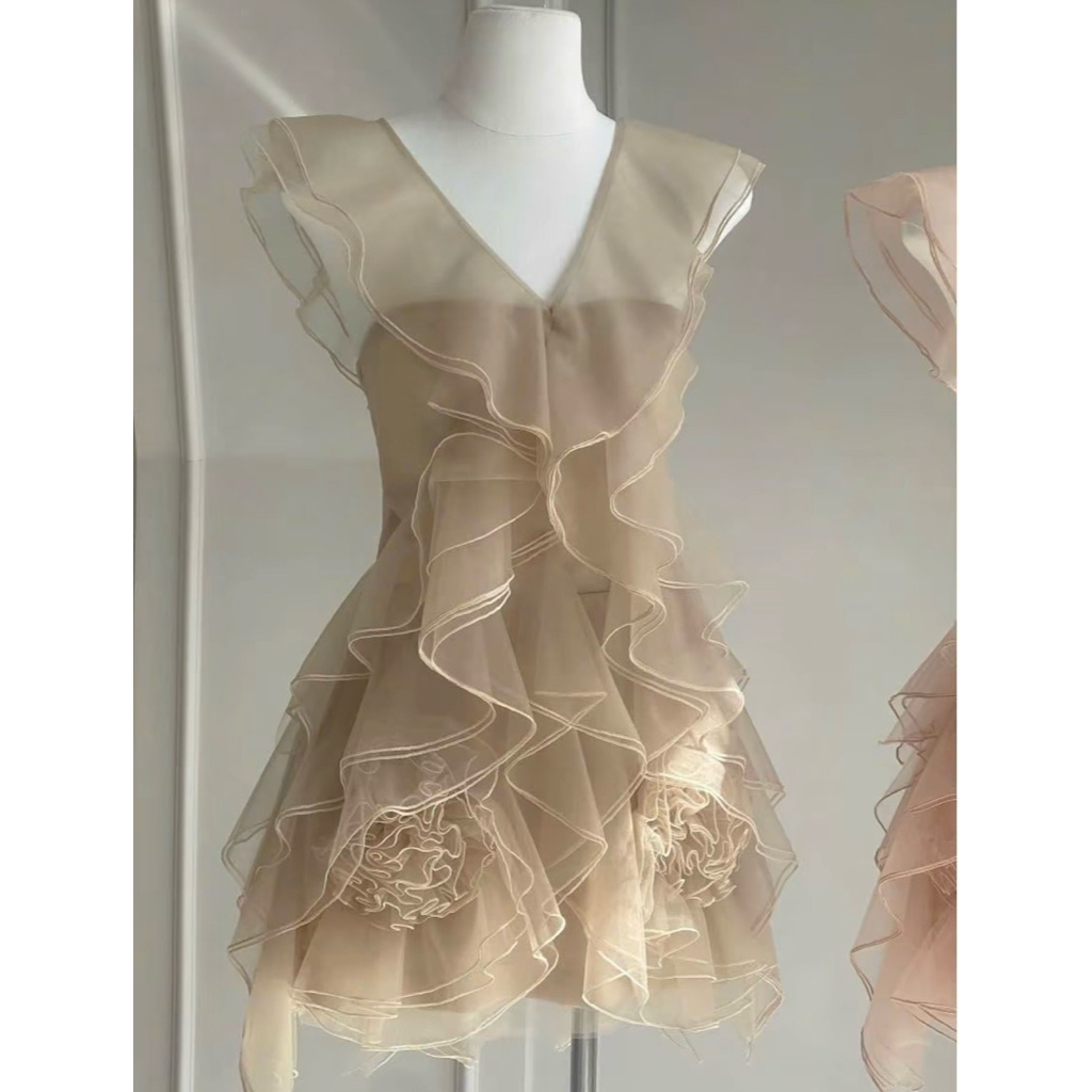 [CÓ BIGSIZE- SẴN] VN112 Váy tơ sóng lượn trễ vai chuẩn hàng TK phối hoa sang chảnh by CarrotShop | BigBuy360 - bigbuy360.vn